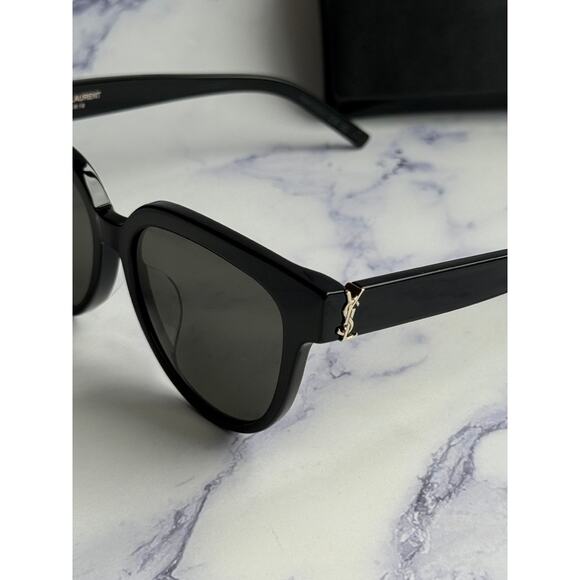 NEW Saint Laurent SL M28/F Sunglasses in Black Gold - Picture 5 of 9